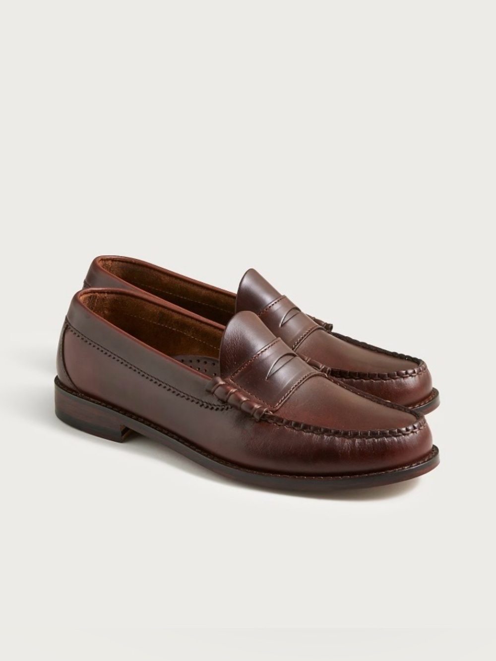NEW J. Crew Camden Loafers with leather insoles Whiskey BJ009 size 9 $258